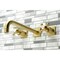 Kingston Brass KS6057BX Wall Mount Tub Faucet, Brushed Brass KS6057BX - alternate 4